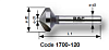 Зенковки Ø 6,3 -25 мм 120° HSS 1700-120 Bohrcraft