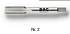Метчики MF3-MF63 HSS №1, №2 серия 4101 HSS Bohrcraft